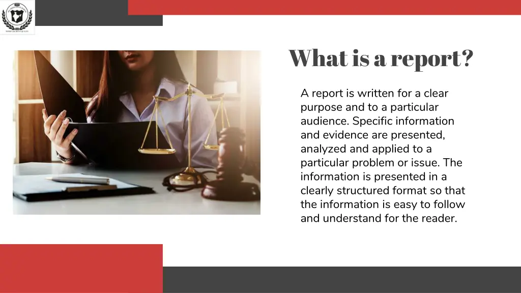 what is a report