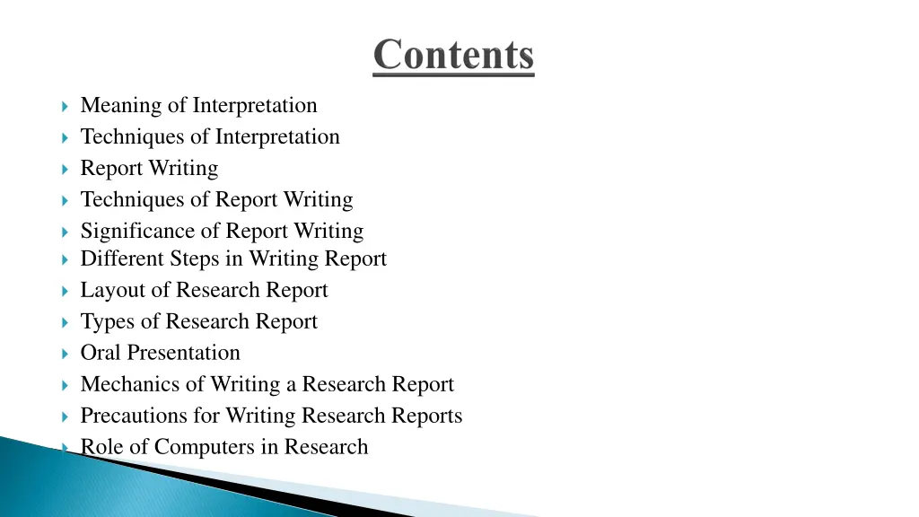 meaning of interpretation techniques