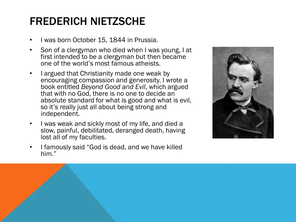 frederich nietzsche