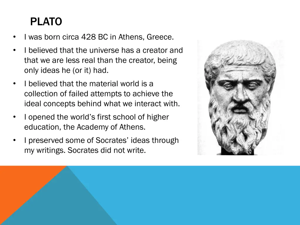 plato i was born circa 428 bc in athens greece