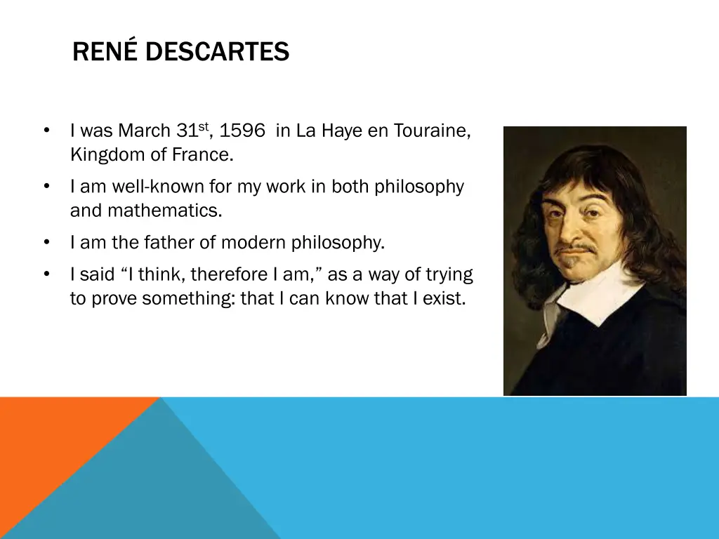 ren descartes