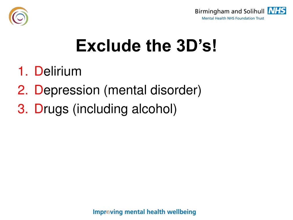 exclude the 3d s