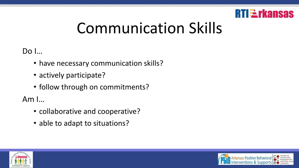 communication skills