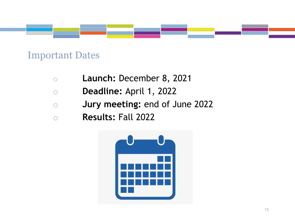 important dates