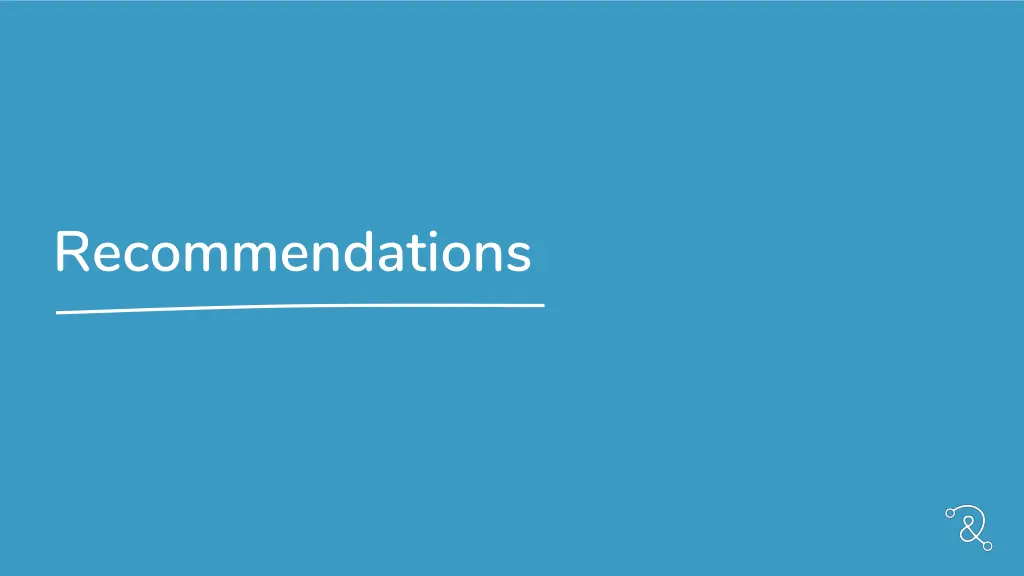 recommendations