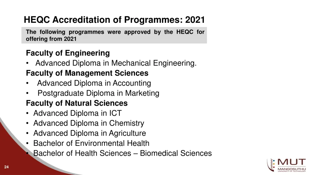 heqc accreditation of programmes 2021