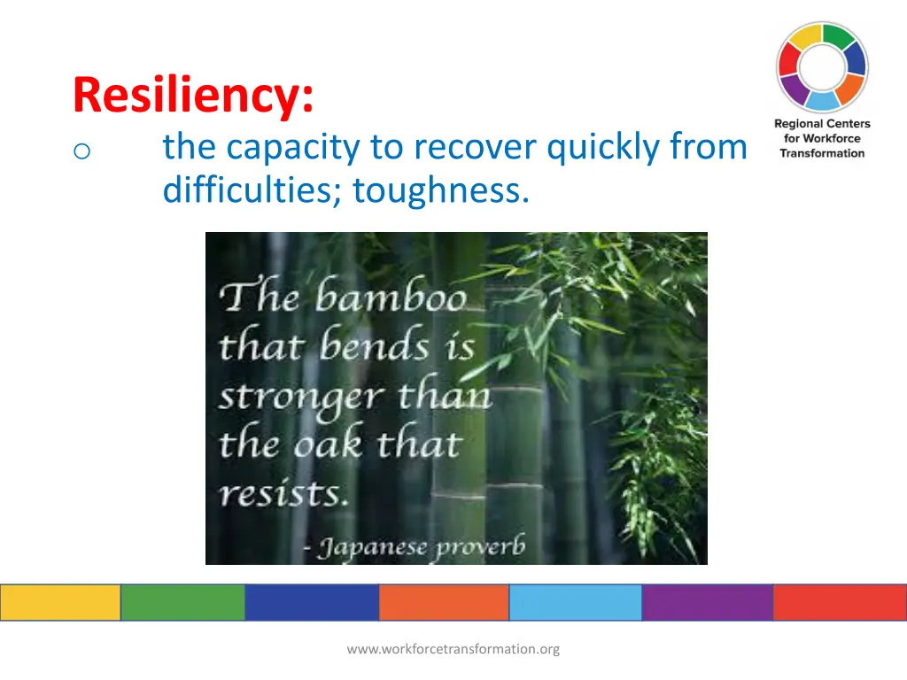 resiliency o the capacity to recover quickly from