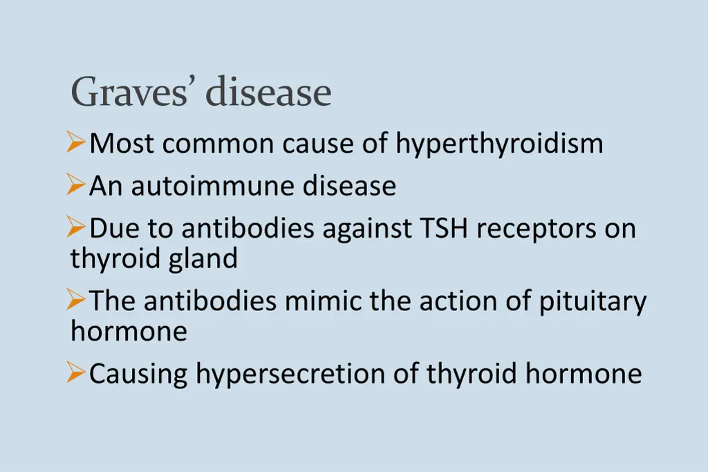 graves disease most common cause