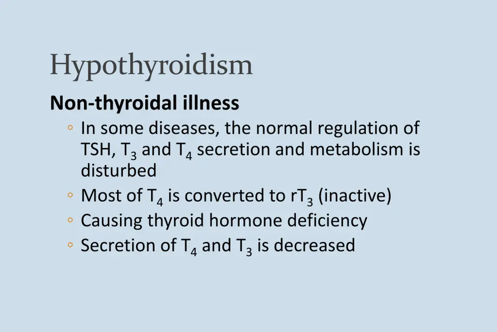 hypothyroidism