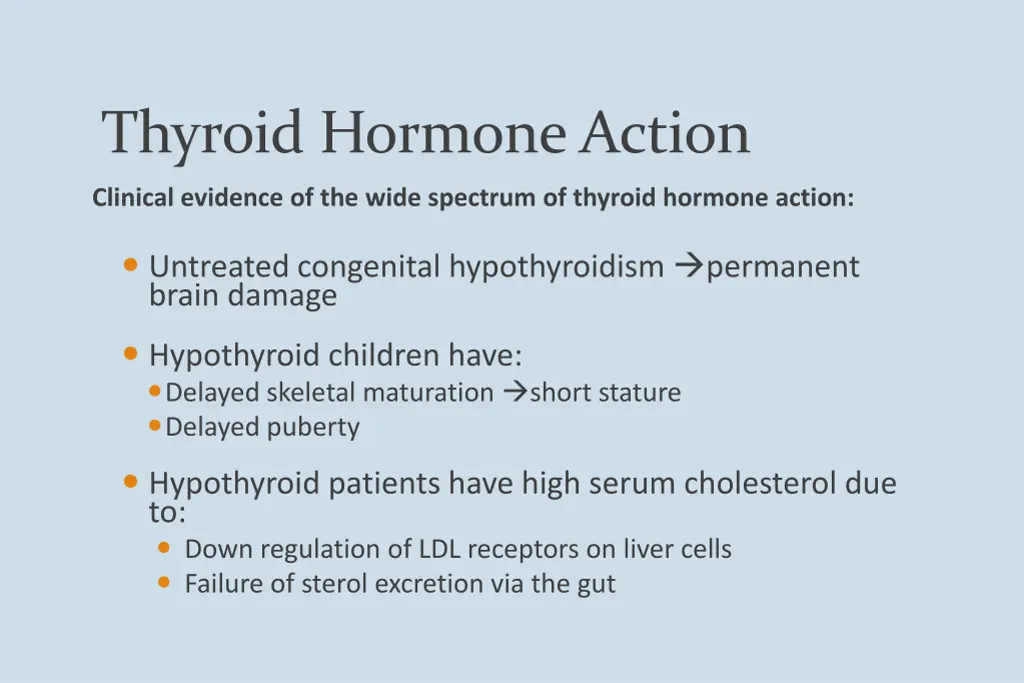 thyroid hormone action 1