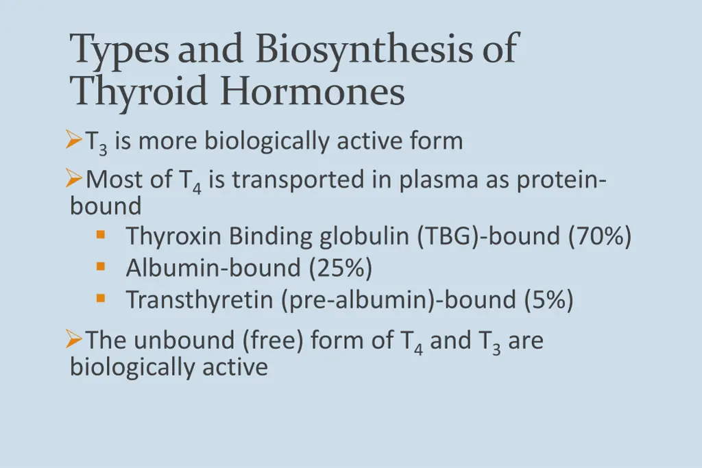 types and biosynthesis of thyroid hormones 1