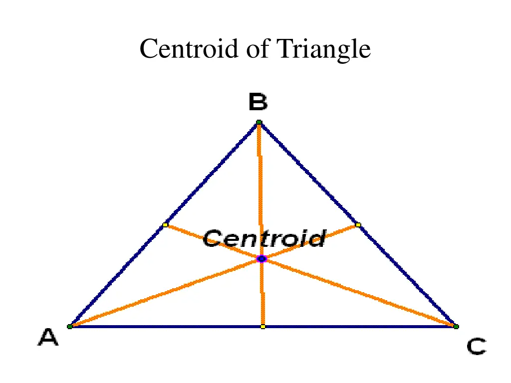 centroid of triangle