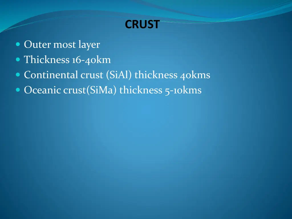 crust