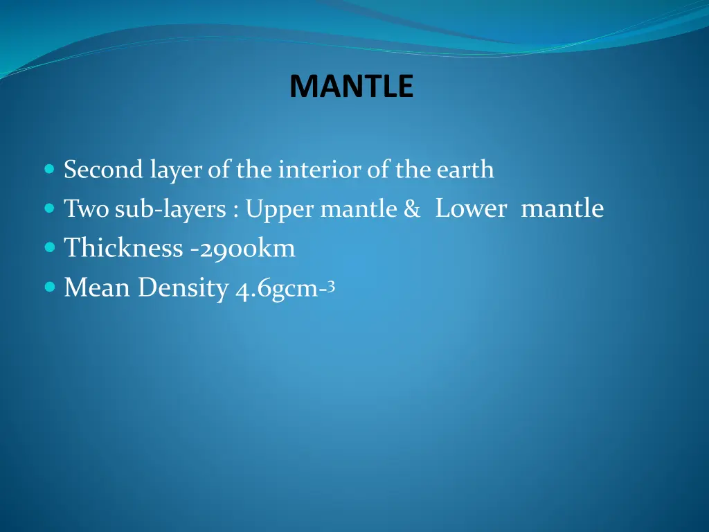 mantle