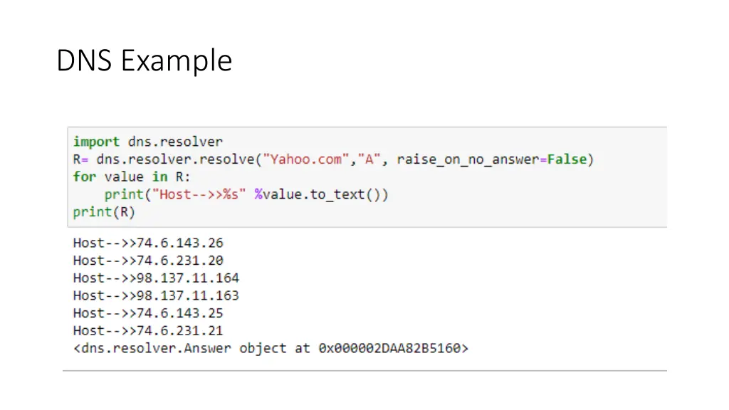 dns example