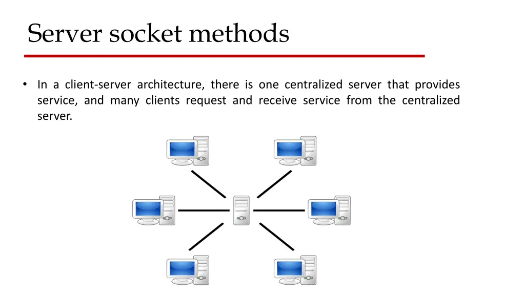 server socket methods 1