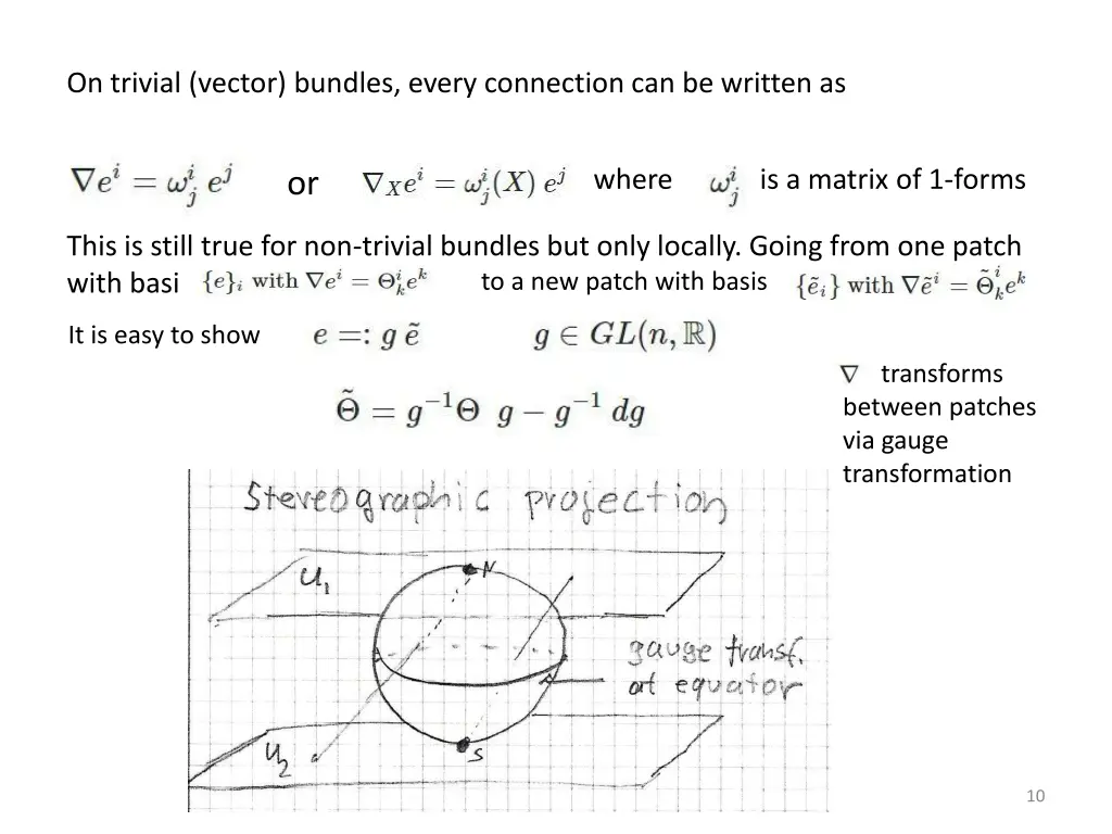 on trivial vector bundles every connection