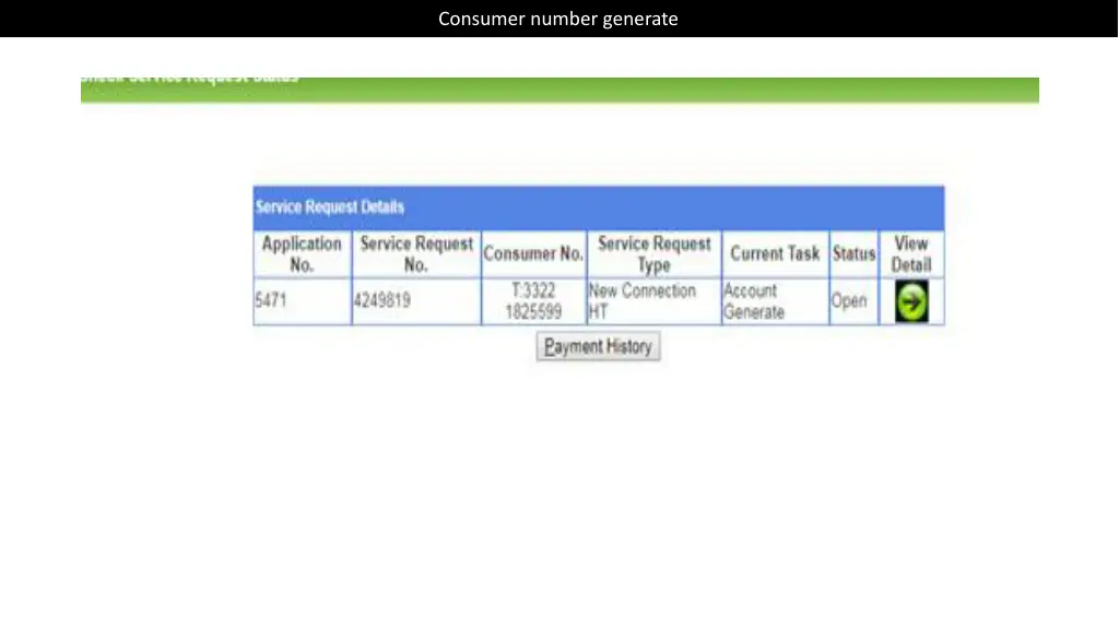 consumer number generate