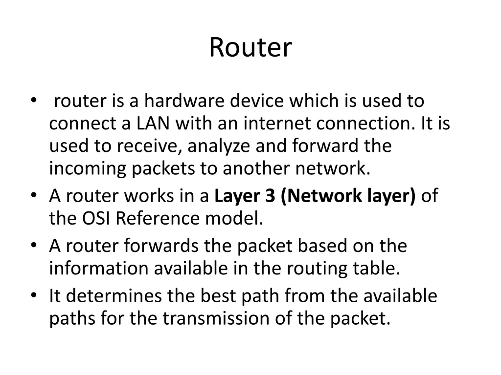 router