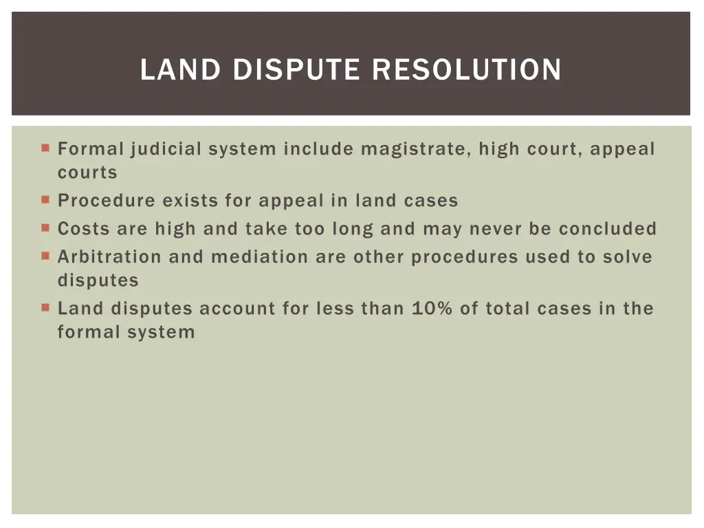 land dispute resolution 1