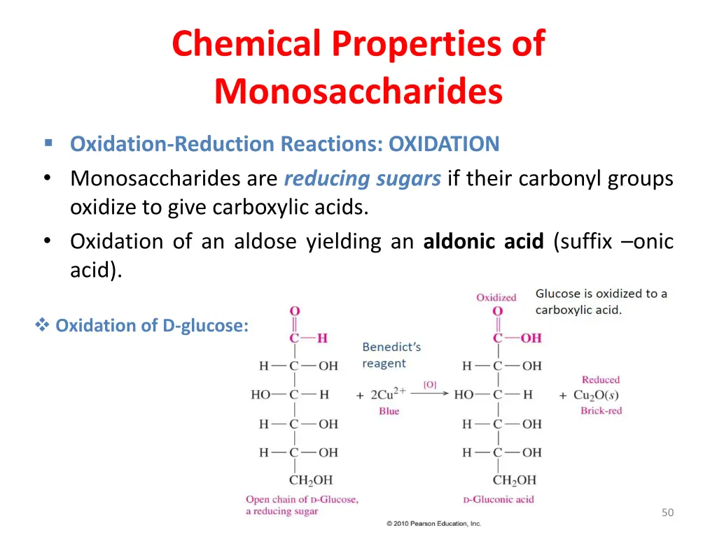 chemical properties of monosaccharides 2