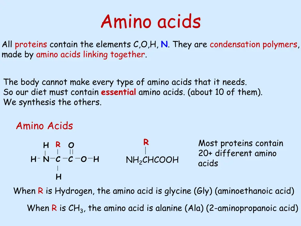 amino acids