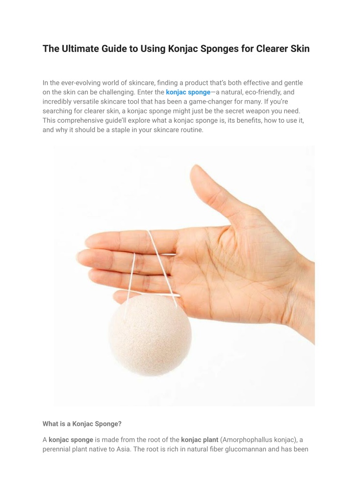 the ultimate guide to using konjac sponges