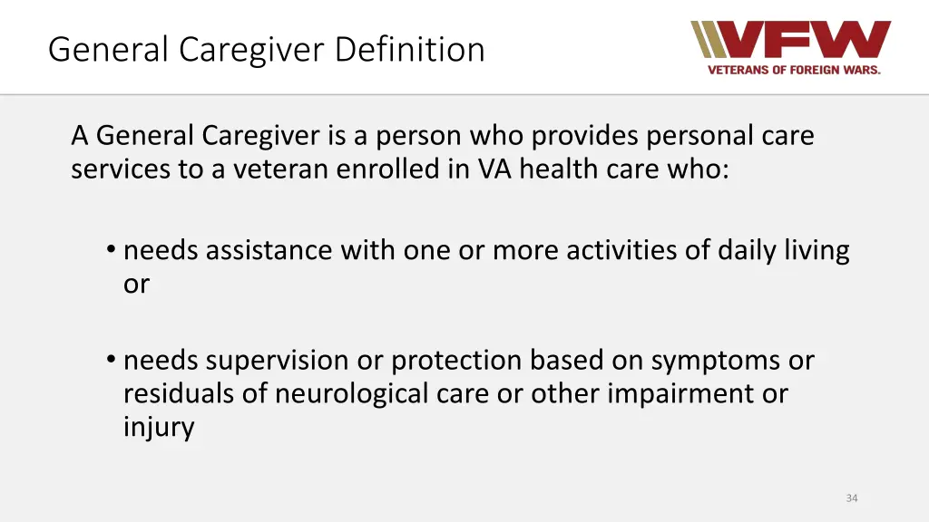 general caregiver definition