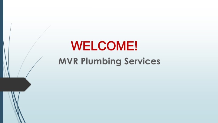 welcome welcome mvr plumbing services