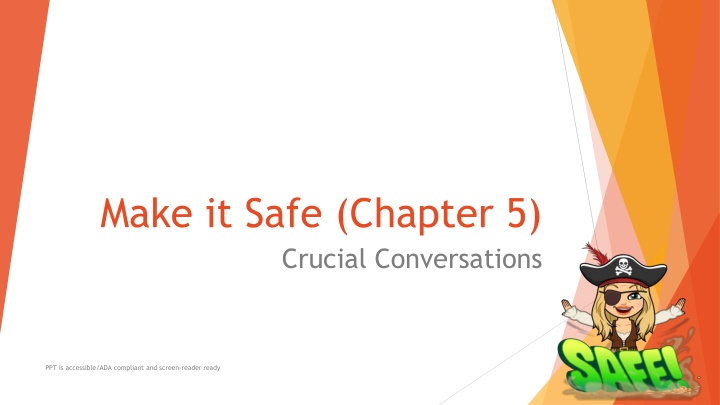 make it safe chapter 5 crucial conversations