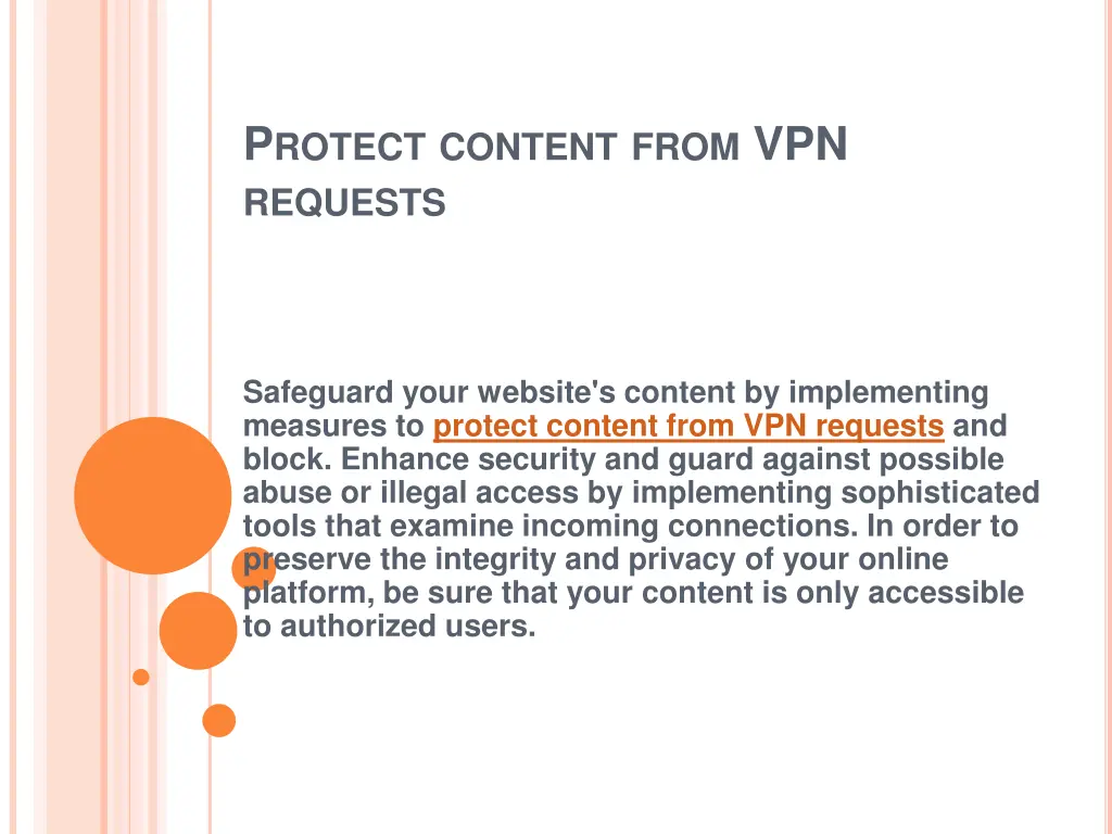 p rotect content from vpn requests