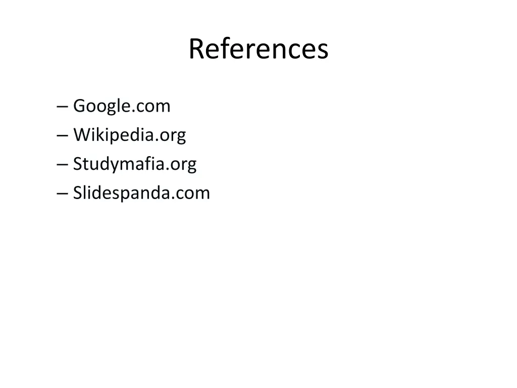 references