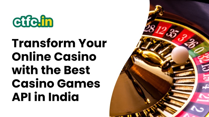 transform your online casino with the best casino