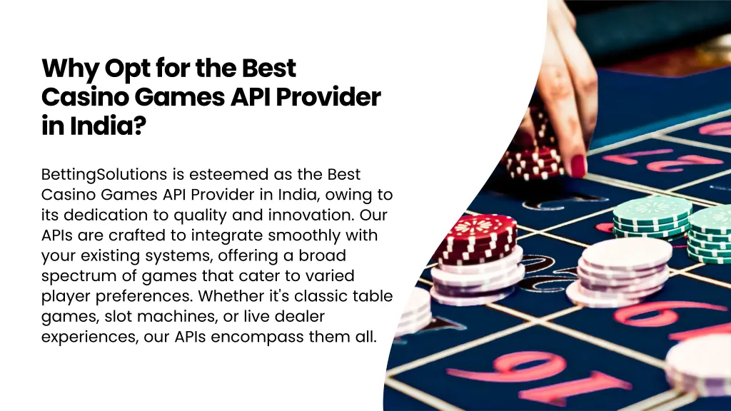 why opt for the best casino games api provider