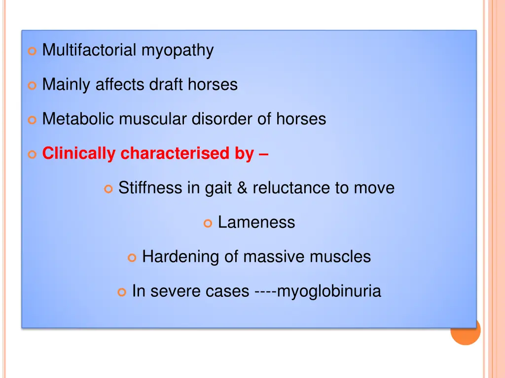 multifactorial myopathy