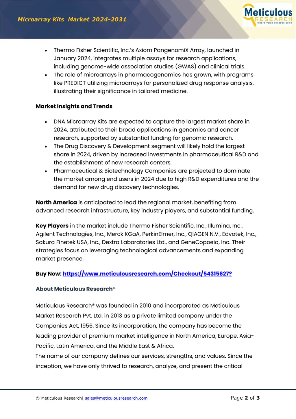 microarray kits market 20 2 4 20 3 1 1