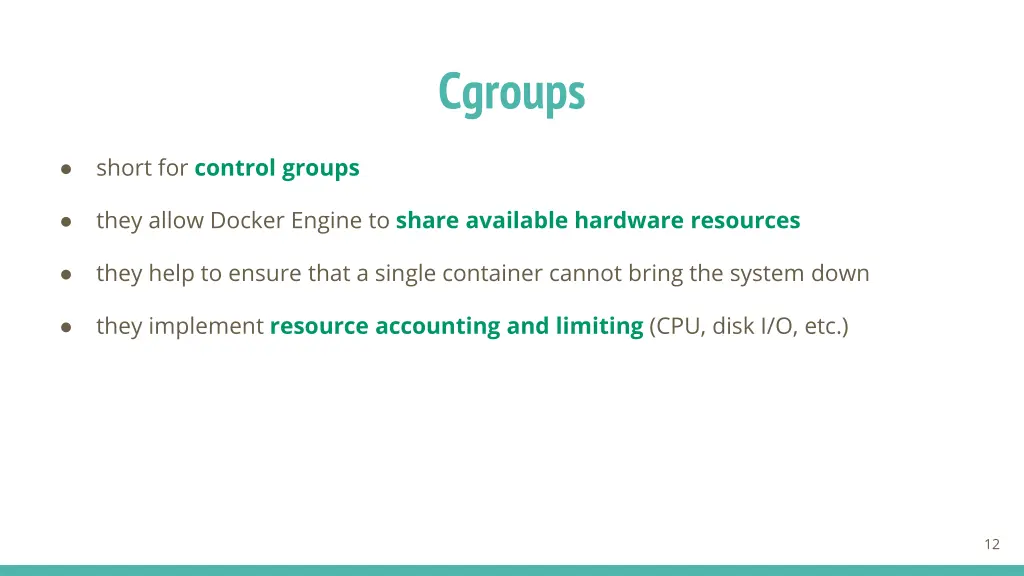 cgroups