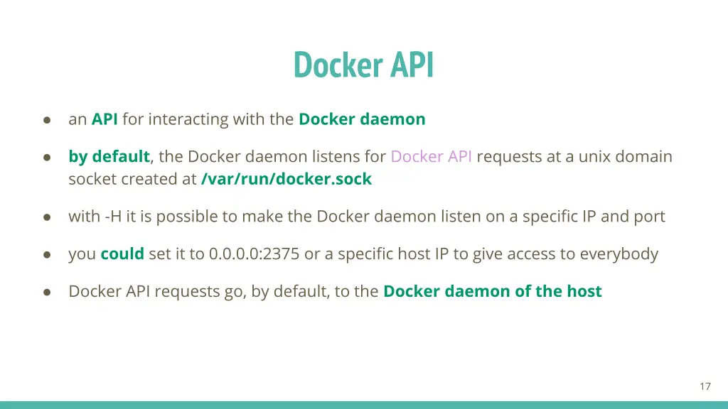 docker api