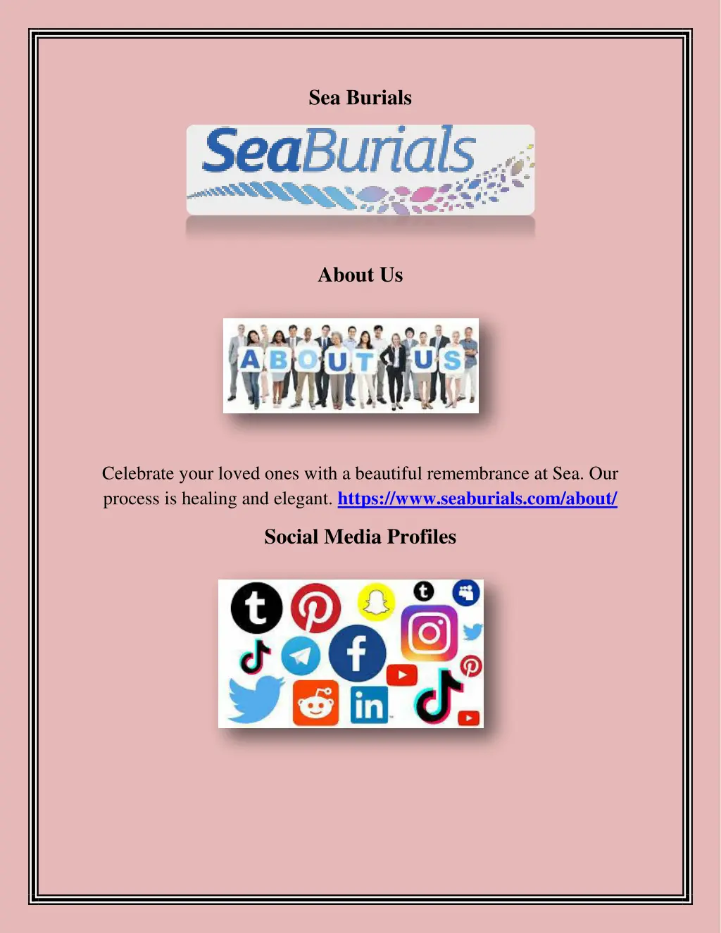 sea burials