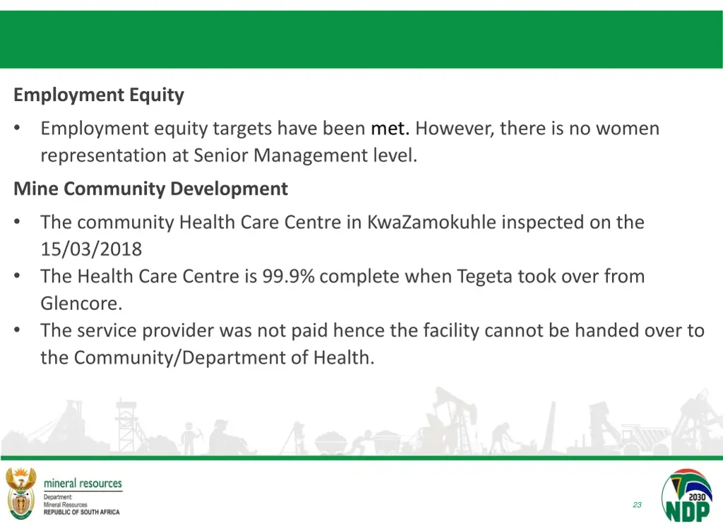 employment equity employment equity targets have