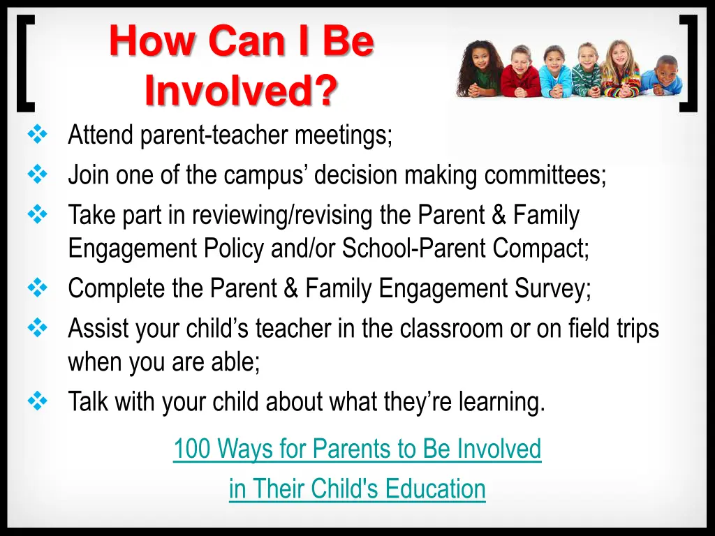 how can i be involved attend parent teacher