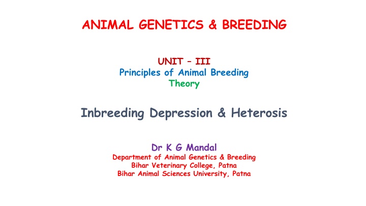 animal genetics breeding