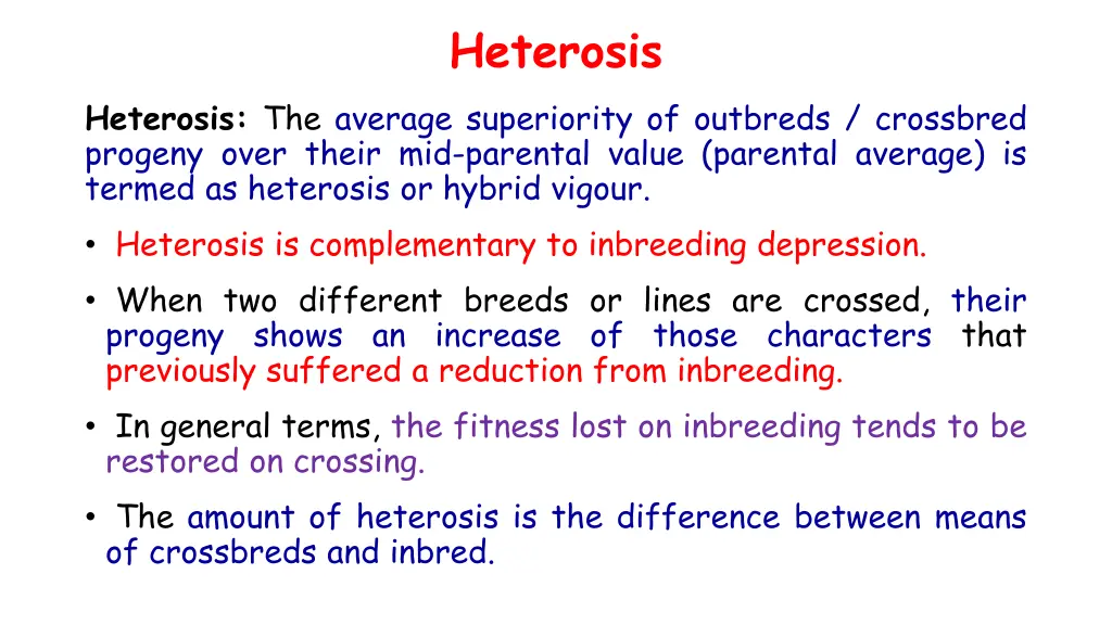 heterosis