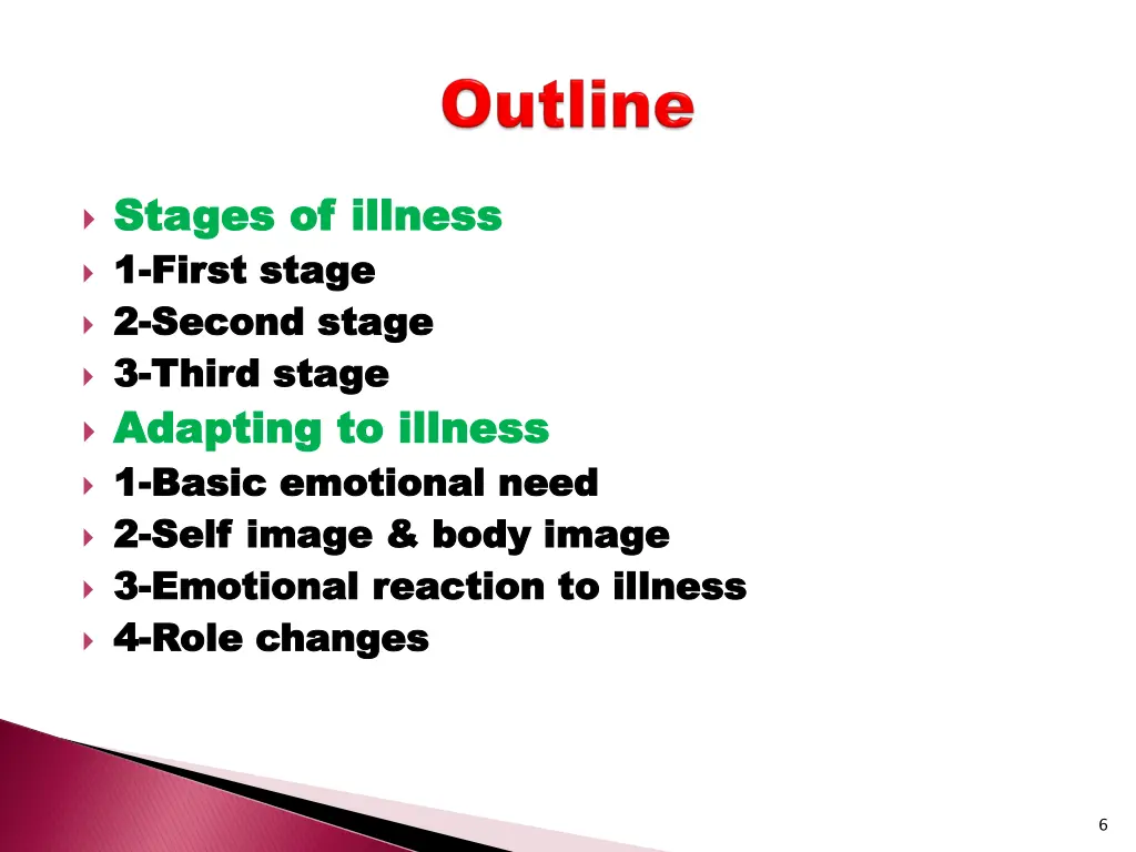 stages of illness stages of illness 1 1 first