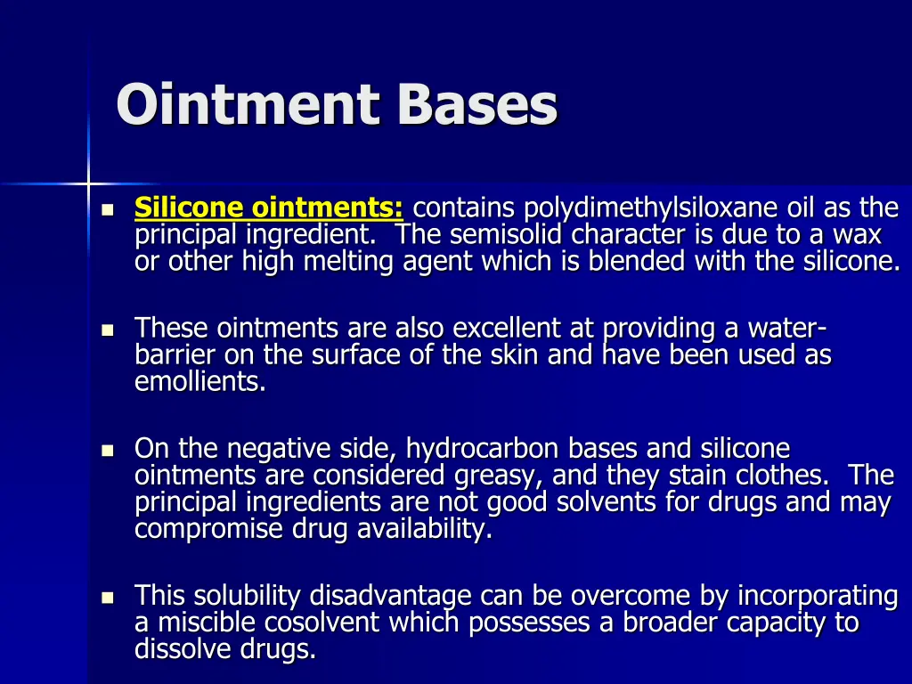 ointment bases 3