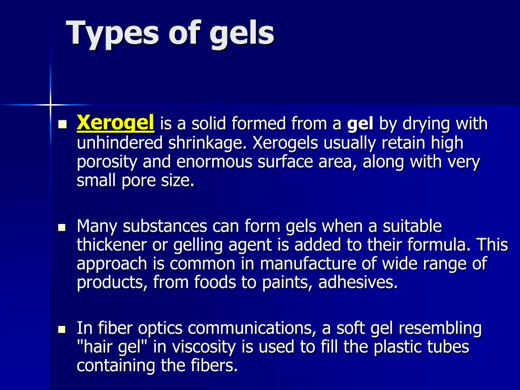 types of gels 2