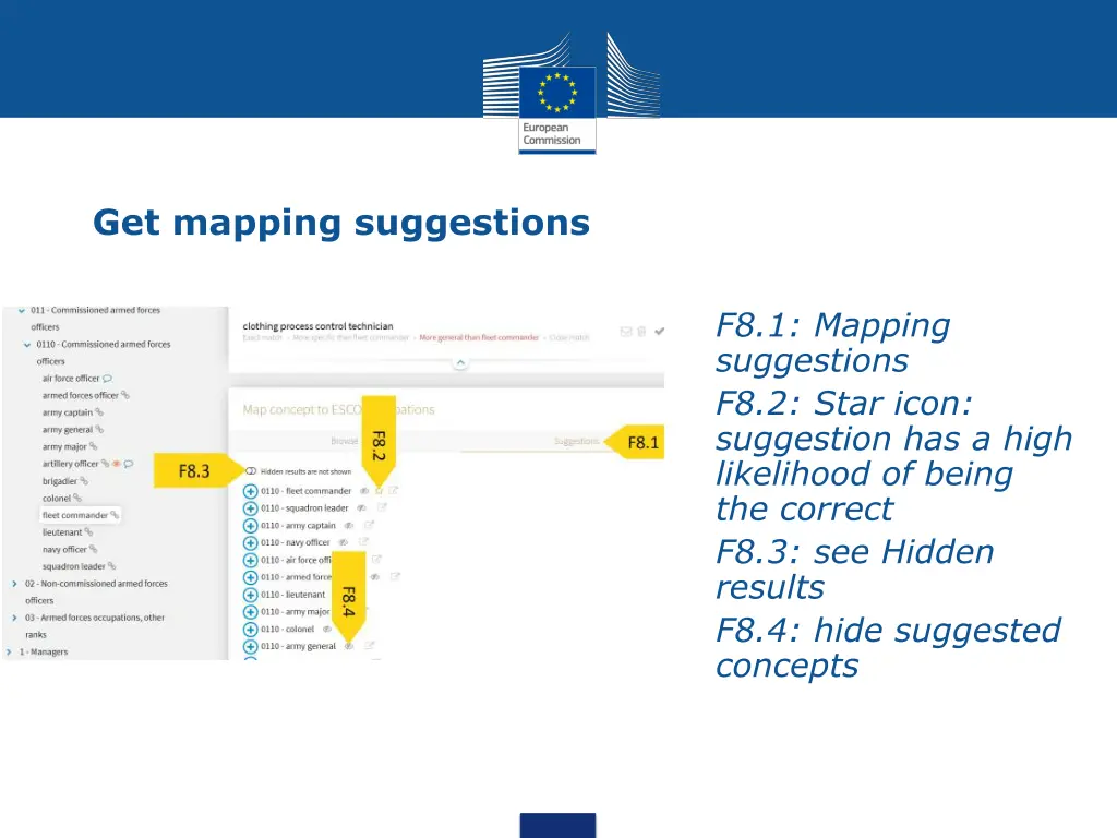 get mapping suggestions