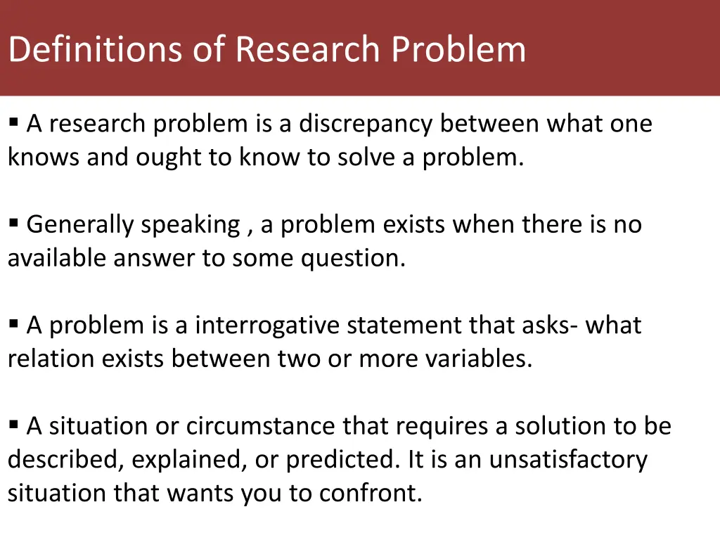 definitions of research problem