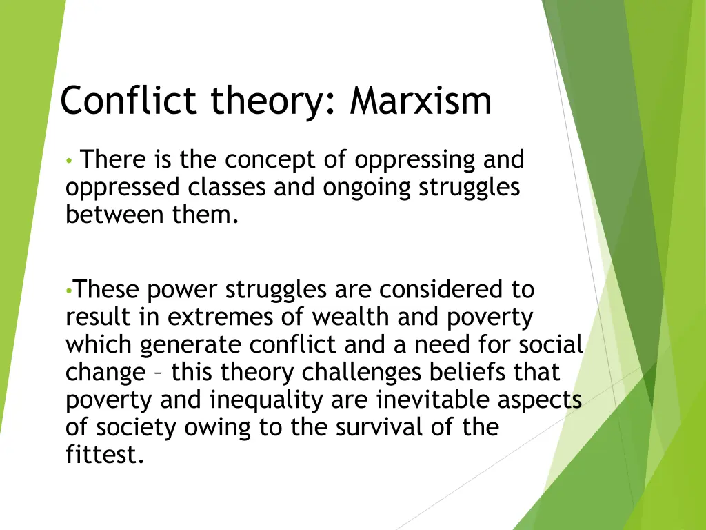 conflict theory marxism 1