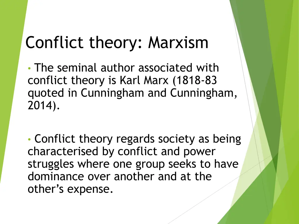 conflict theory marxism